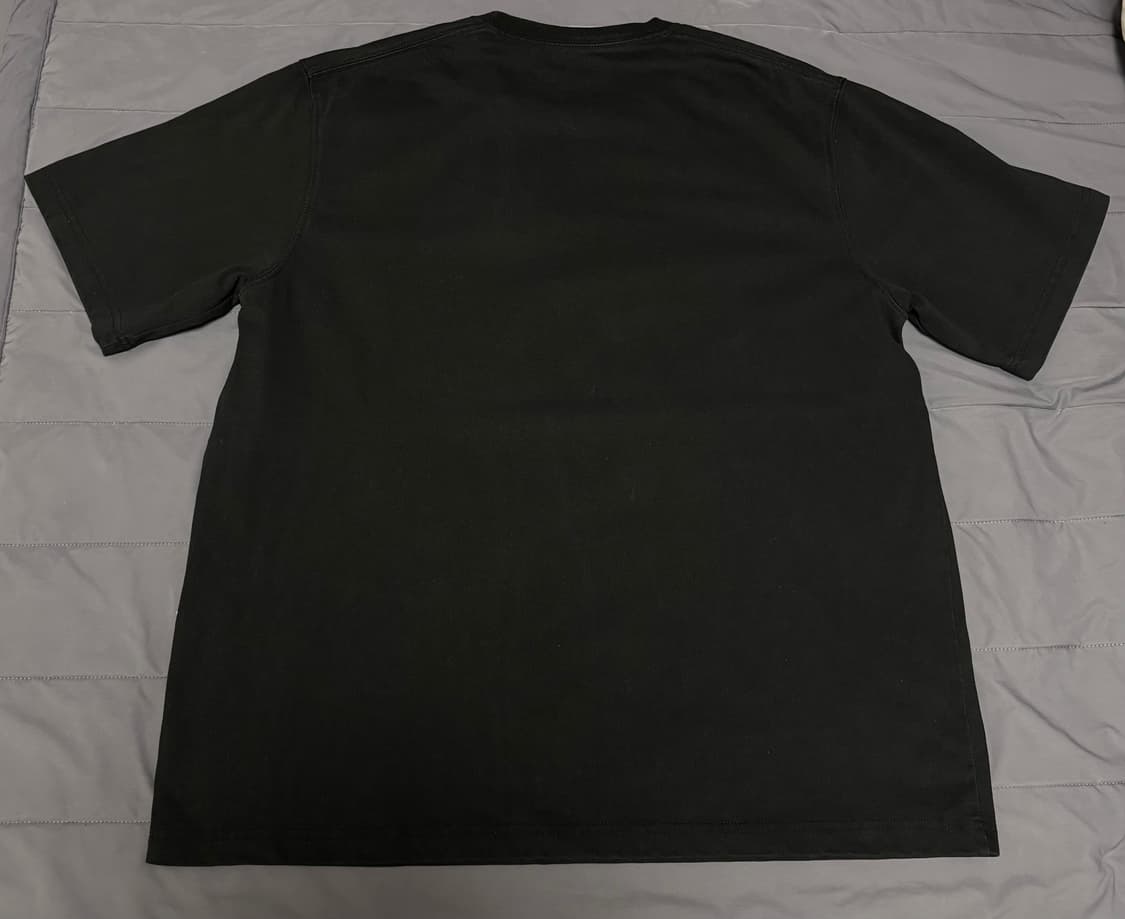 유스 로고 반팔 티셔츠 블랙 상품이미지7