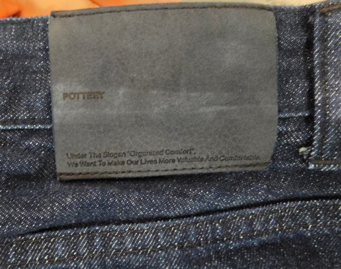 포터리 원워시드 스트레이트 데님 블루 2사이즈 상품이미지3