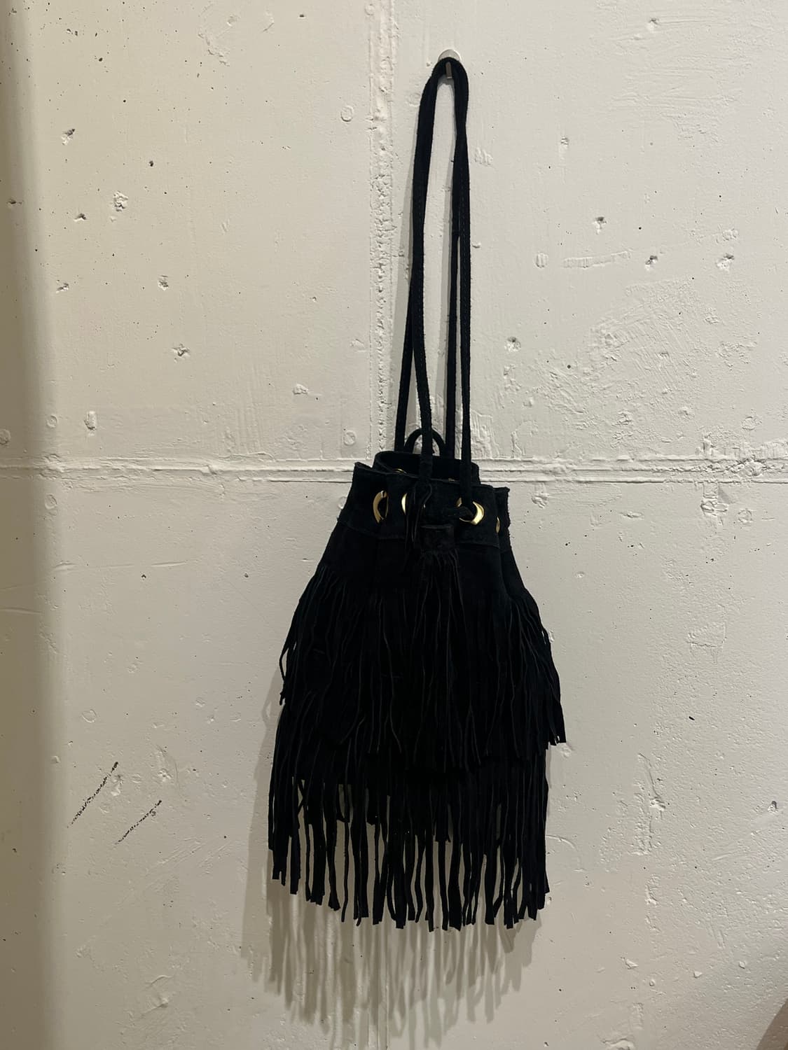 vintage suede fringe bag 상품이미지1