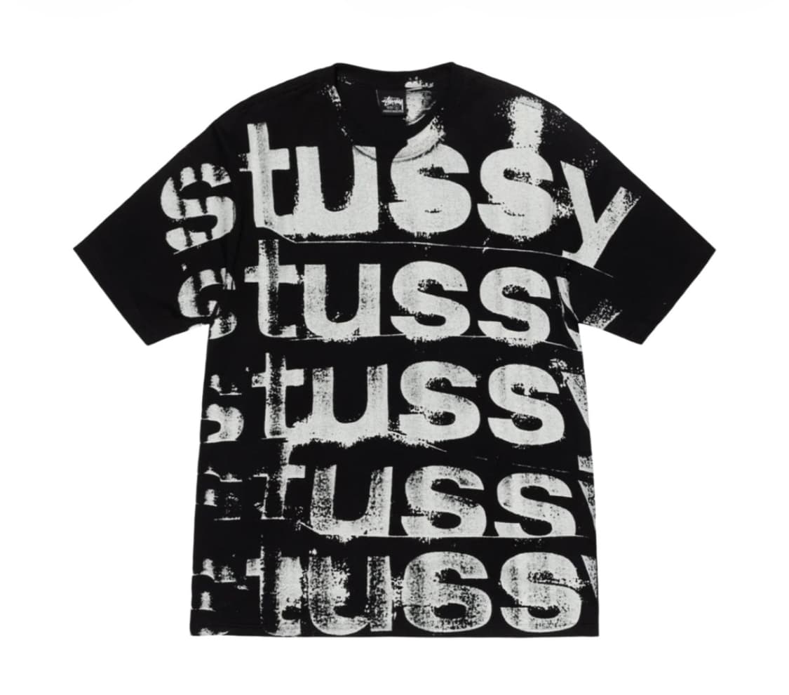 [M] 스투시 스탬프 티셔츠 블랙 상품이미지2