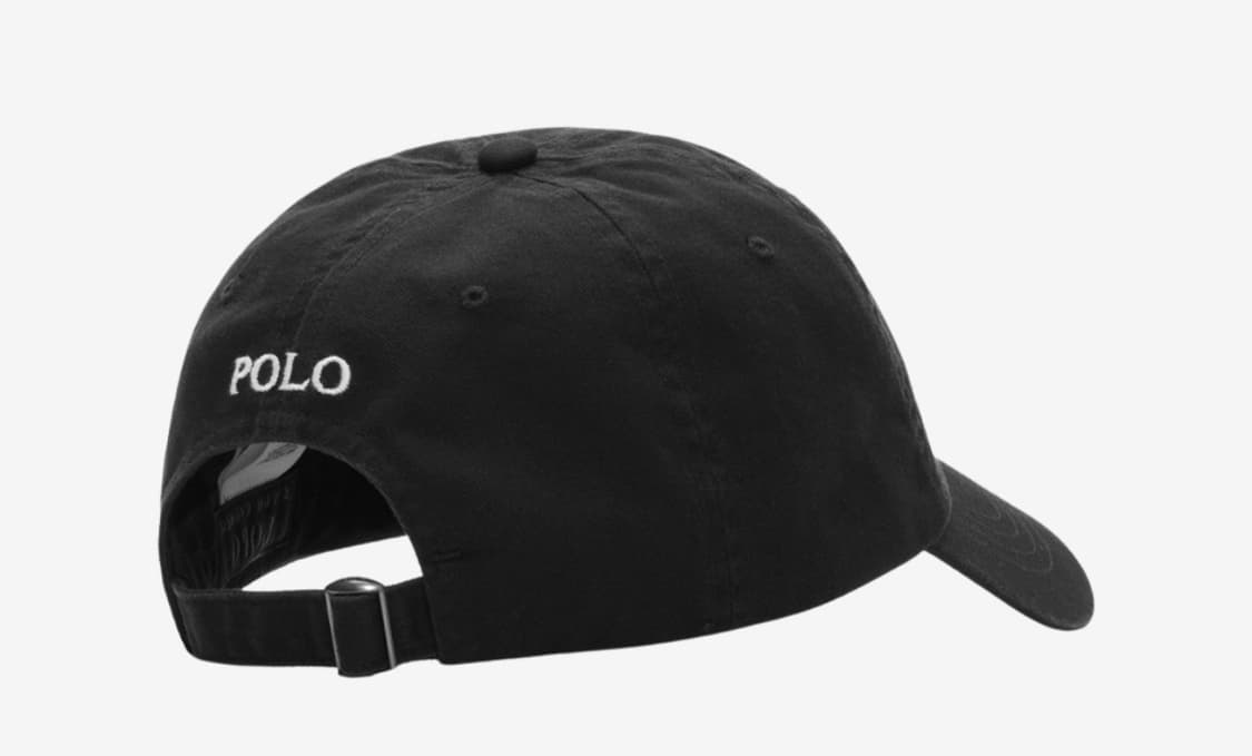 폴로 랄프 로렌 코튼 치노 베이스볼 캡 블랙 상품이미지2