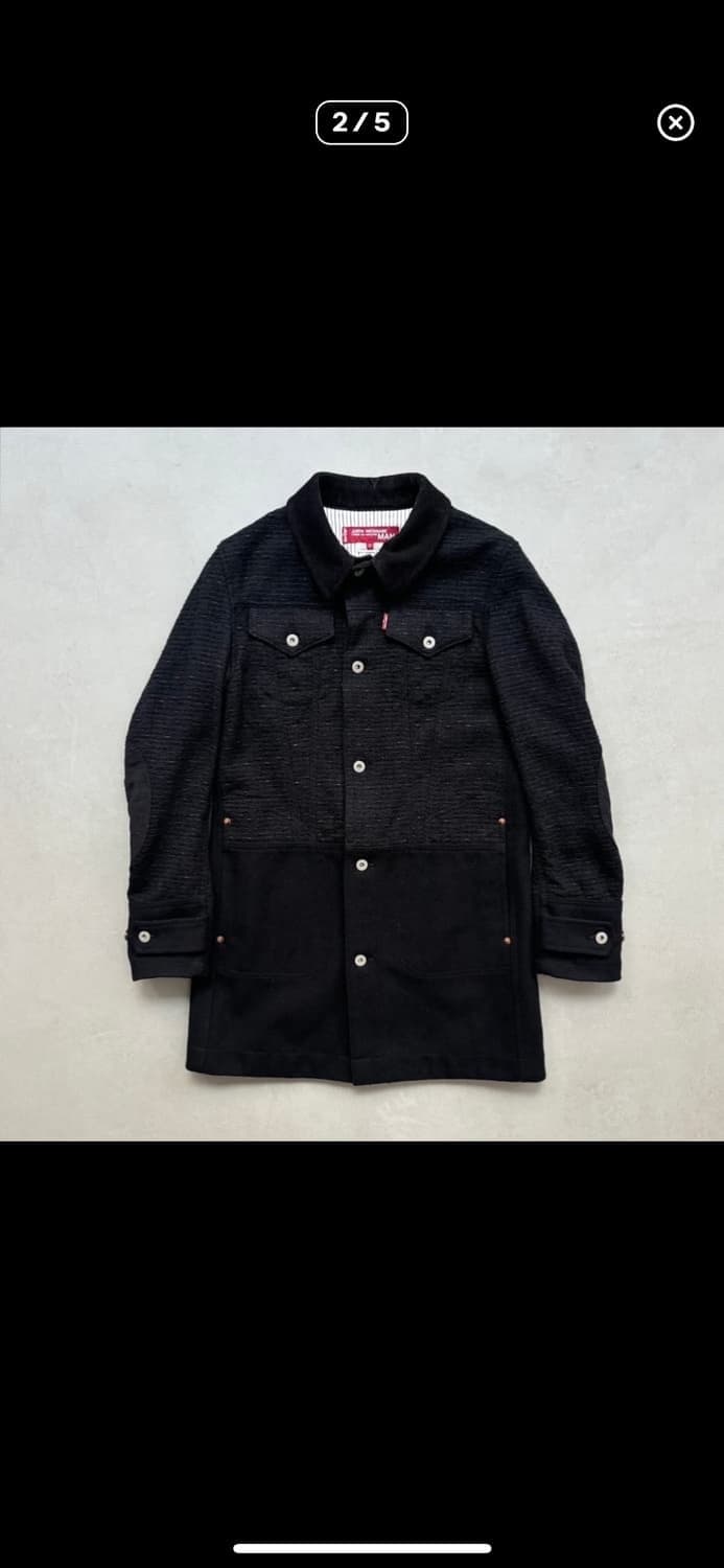 준야 와타나베x리바이스 트위드 자켓 상품이미지1