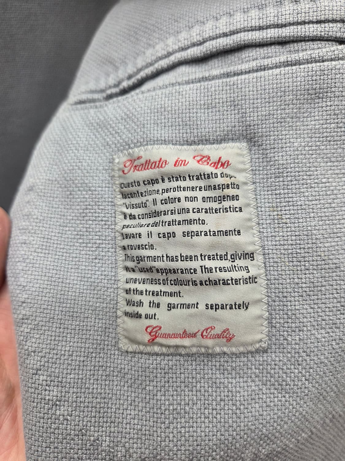 LBM 1911 루비암 가먼트워싱 블레이져 자켓 상품이미지6