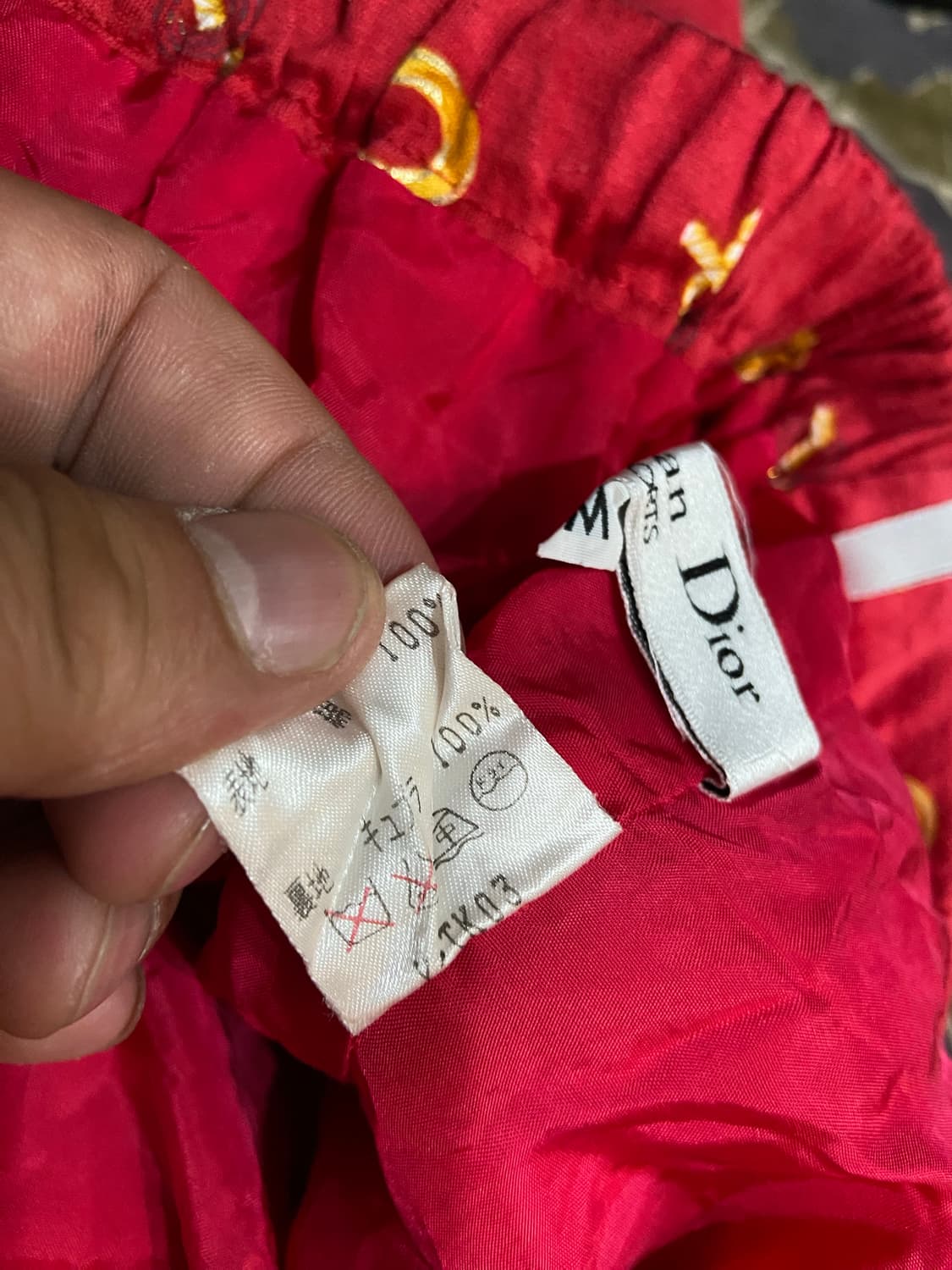 90s Christian Dior 크리스찬 디올 패턴 포인트 팬츠 상품이미지6