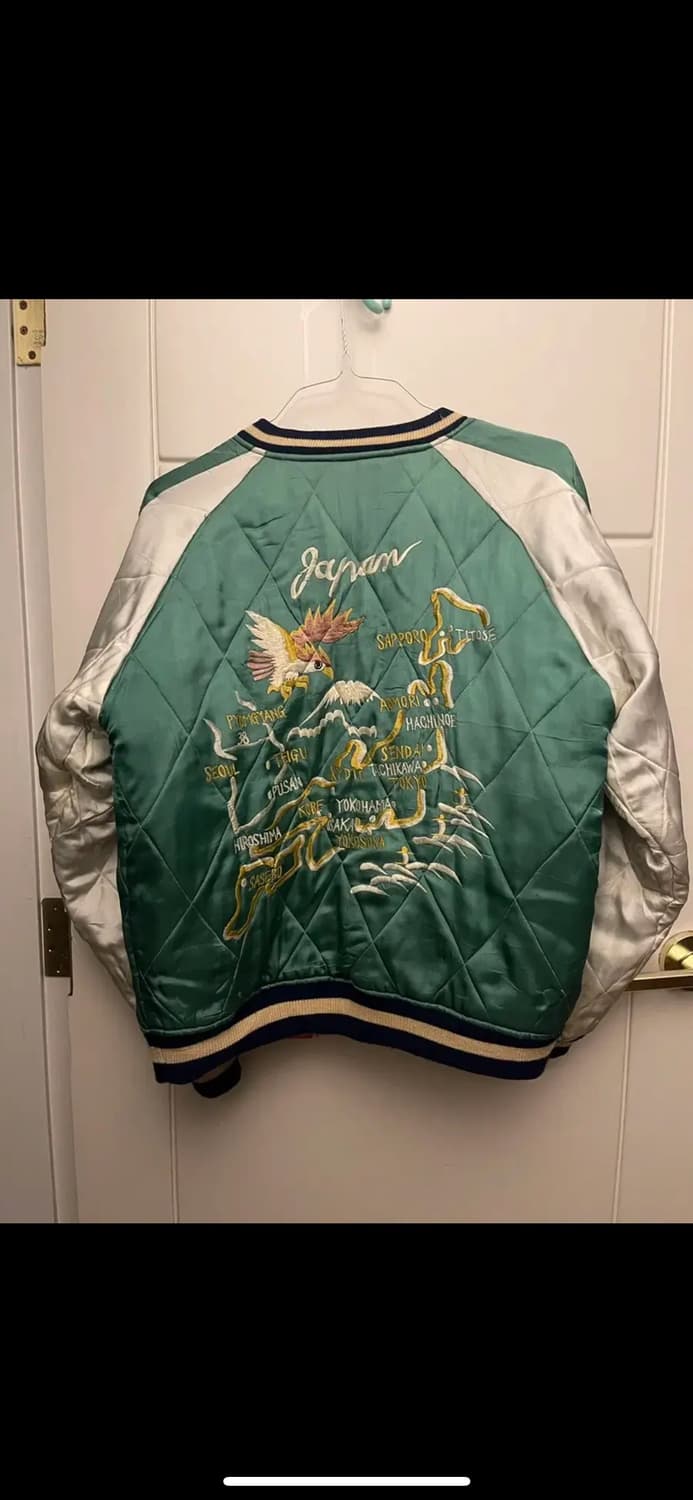 90s 실버스톤 수베니어 자켓 세인트미카엘 비즈빔 상품이미지3