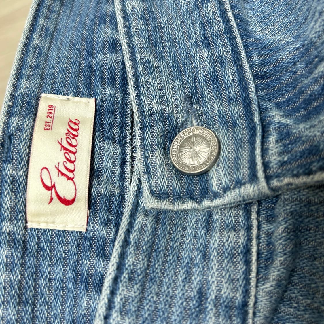 (L) 이티씨이 etce 버티컬 배기 데님 와이드 팬츠 상품이미지7