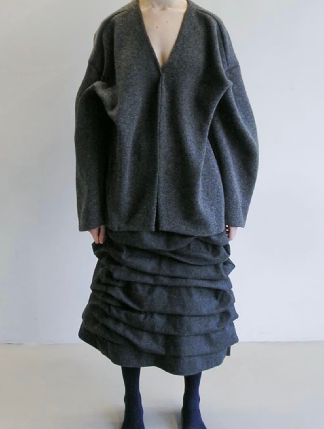 Eont’s 에옹쓰 piled wool skirt 상품이미지1