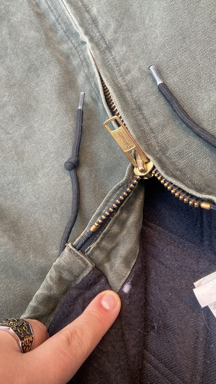 칼하트 J130 모스그린 액티브 자켓 상품이미지5