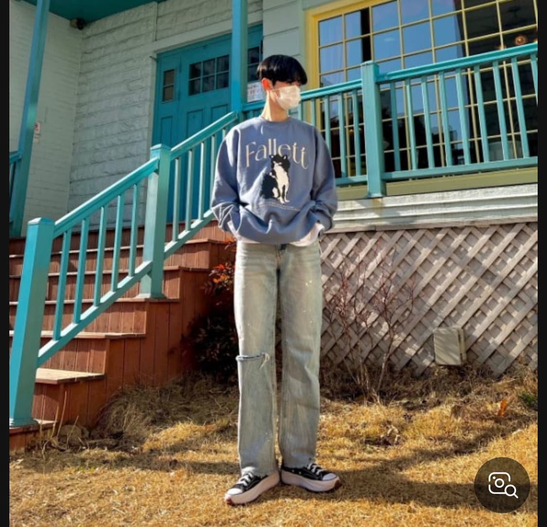 택달림 / 정품 팔렛 고양이 맨투맨 남녀공용 / 정가 69,000원 상품이미지9