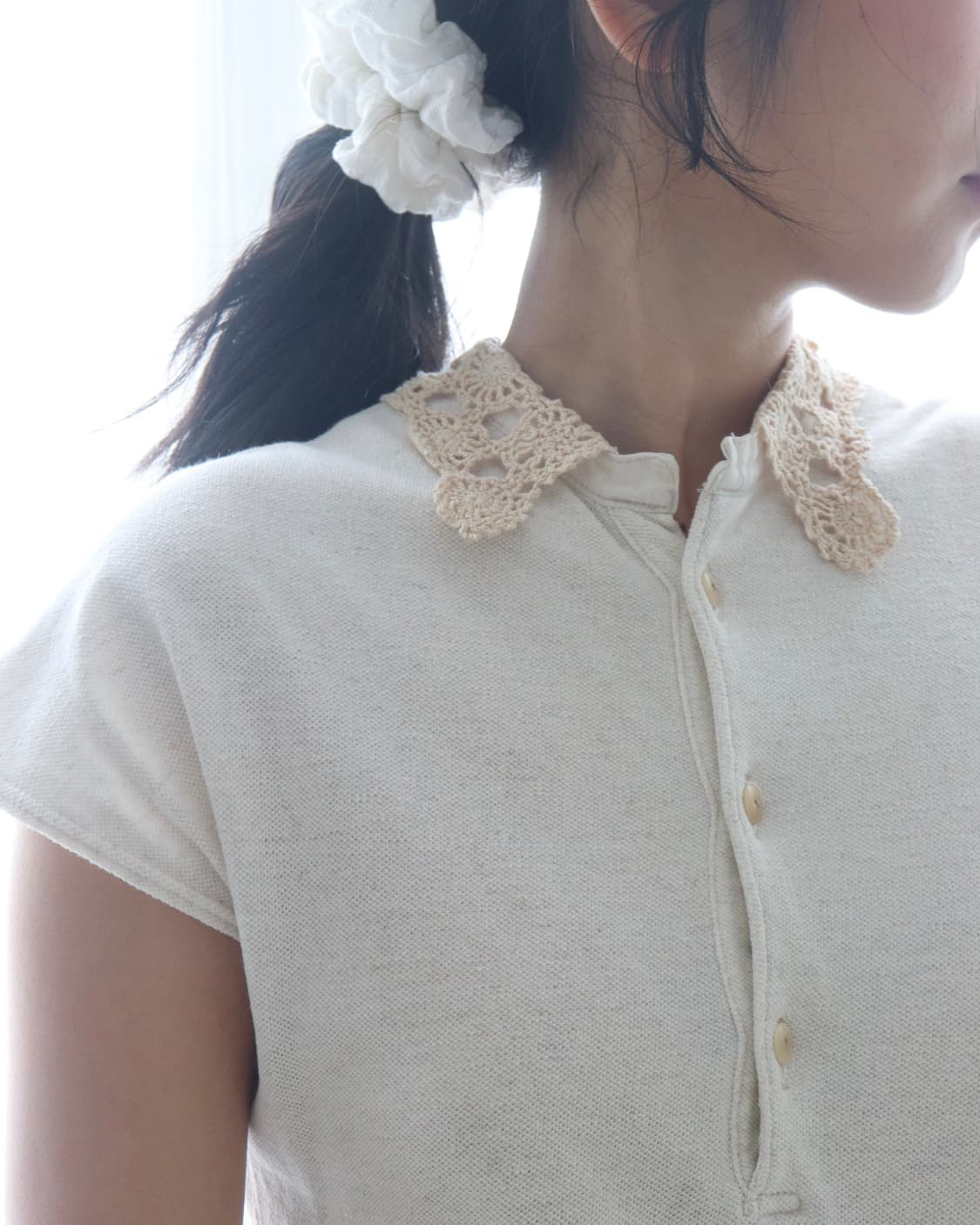 [Kapital] Crochet Lace Collar Blouse 상품이미지2