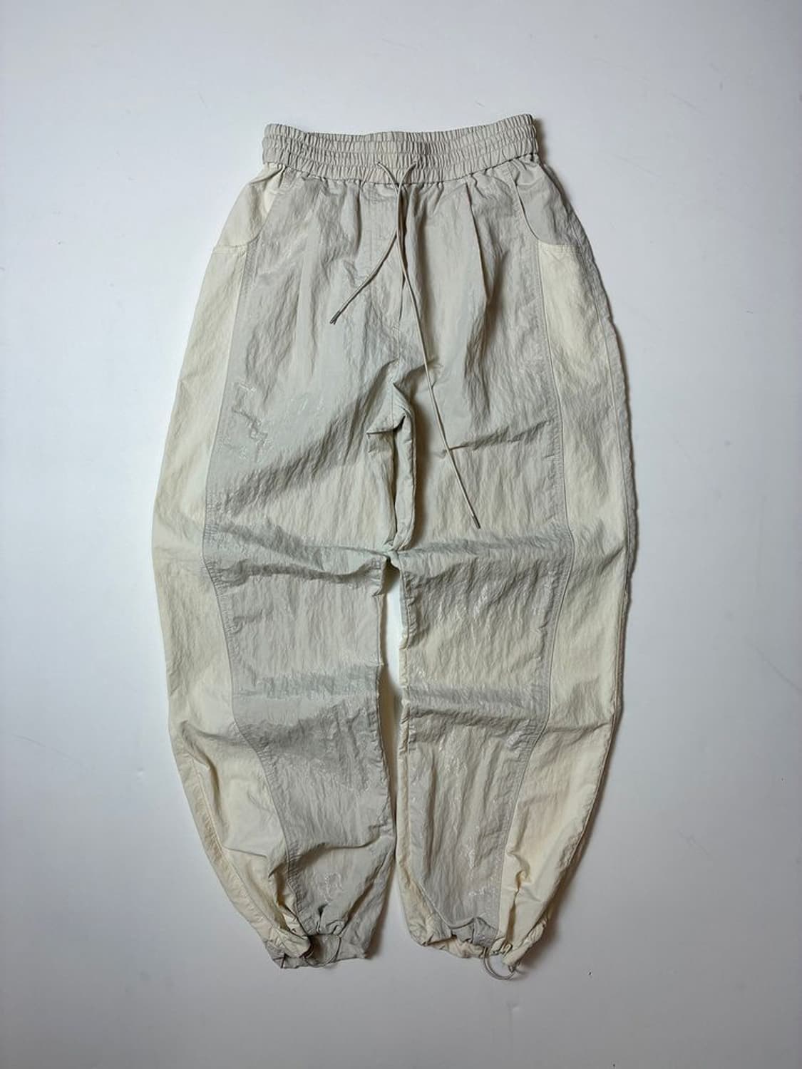 인사일런스 언발란스 배색 나일론 팬츠 PN9415 상품이미지1