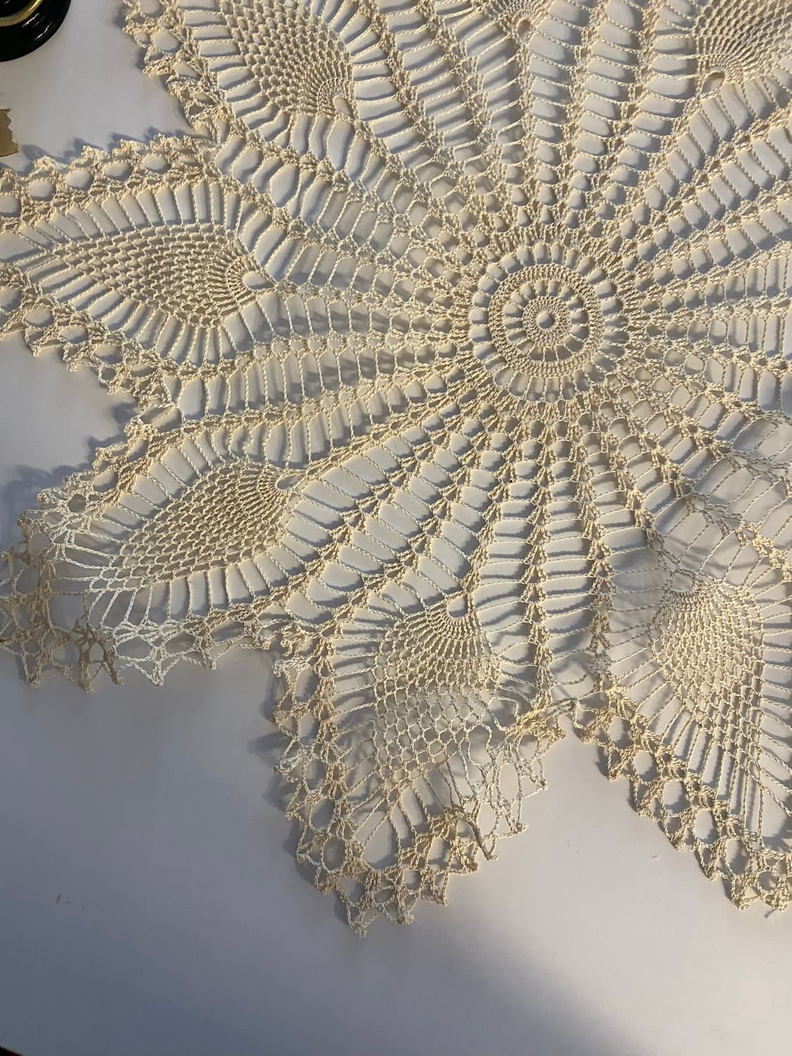 빈티지 레이스 크로셰 도일리 테이블 매트 상품이미지3