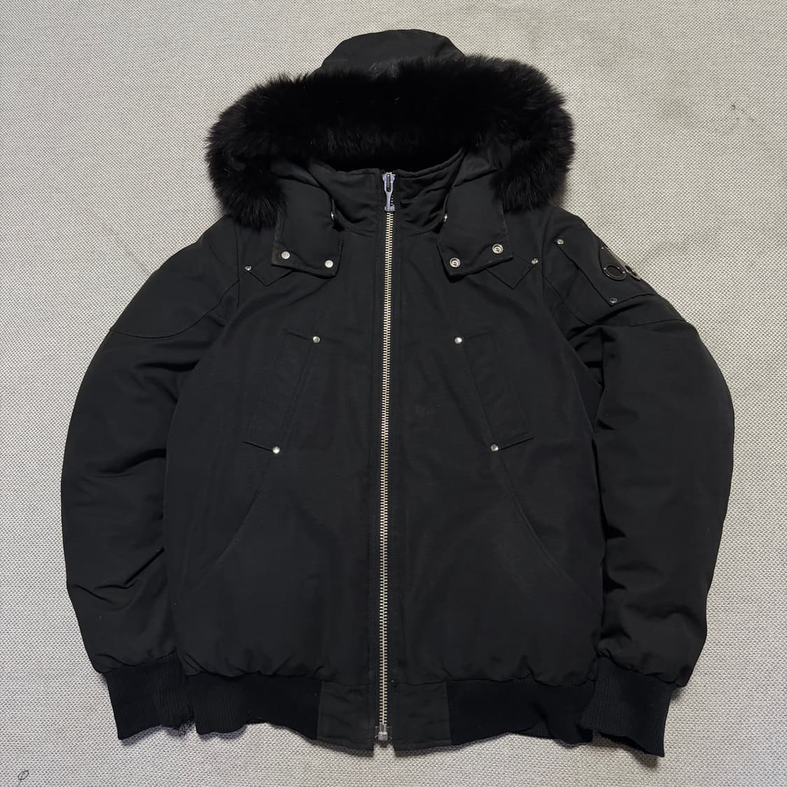 무스너클 발리스틱 봄버 블랙 폭스 퍼 블랙 (오케이몰 정품) 상품이미지2