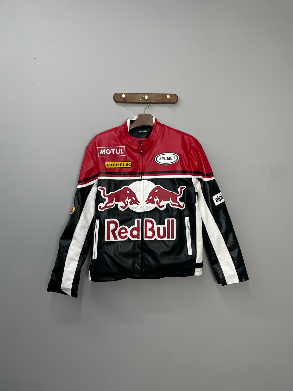 레드불 레이싱 가죽 자켓 H1382 상품이미지2