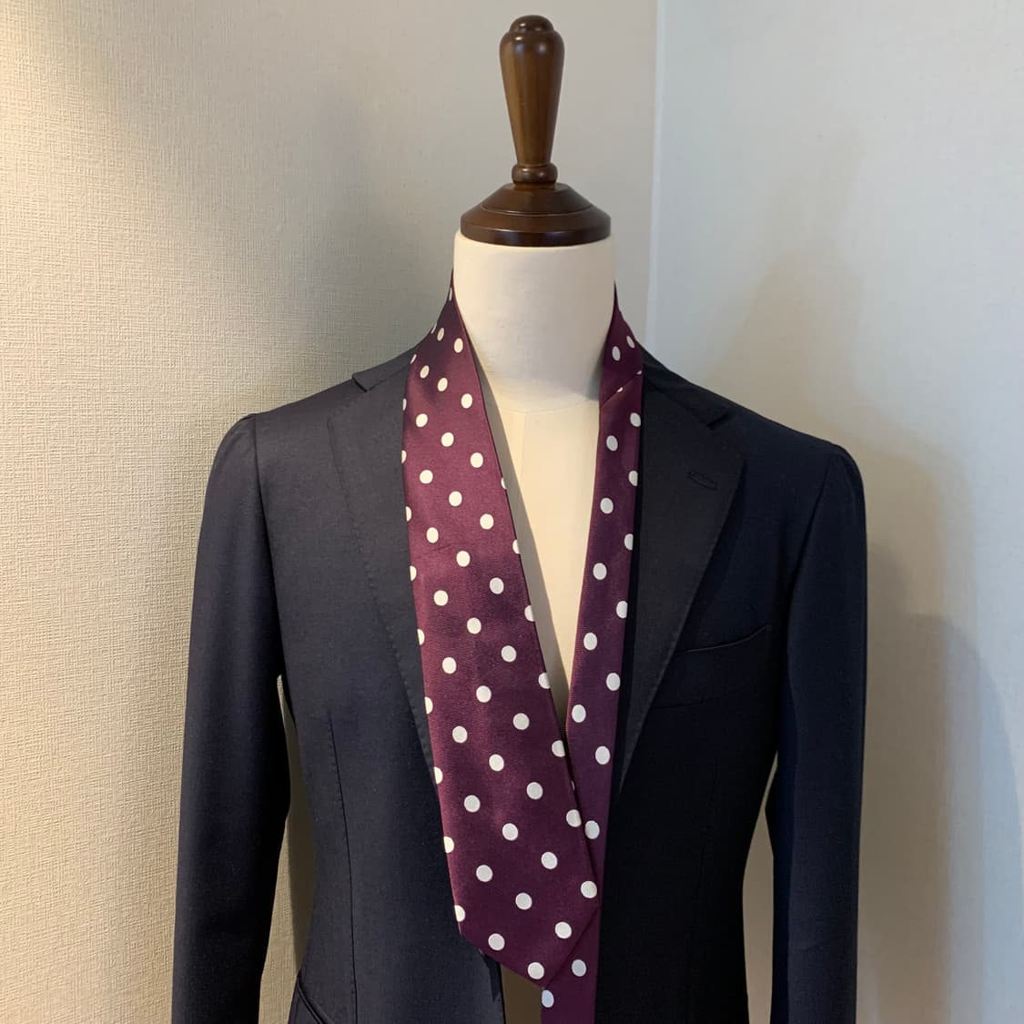 유나이티드 애로우즈 도트넥타이 100실크 최상급 A+등급 8.3cm 상품이미지1