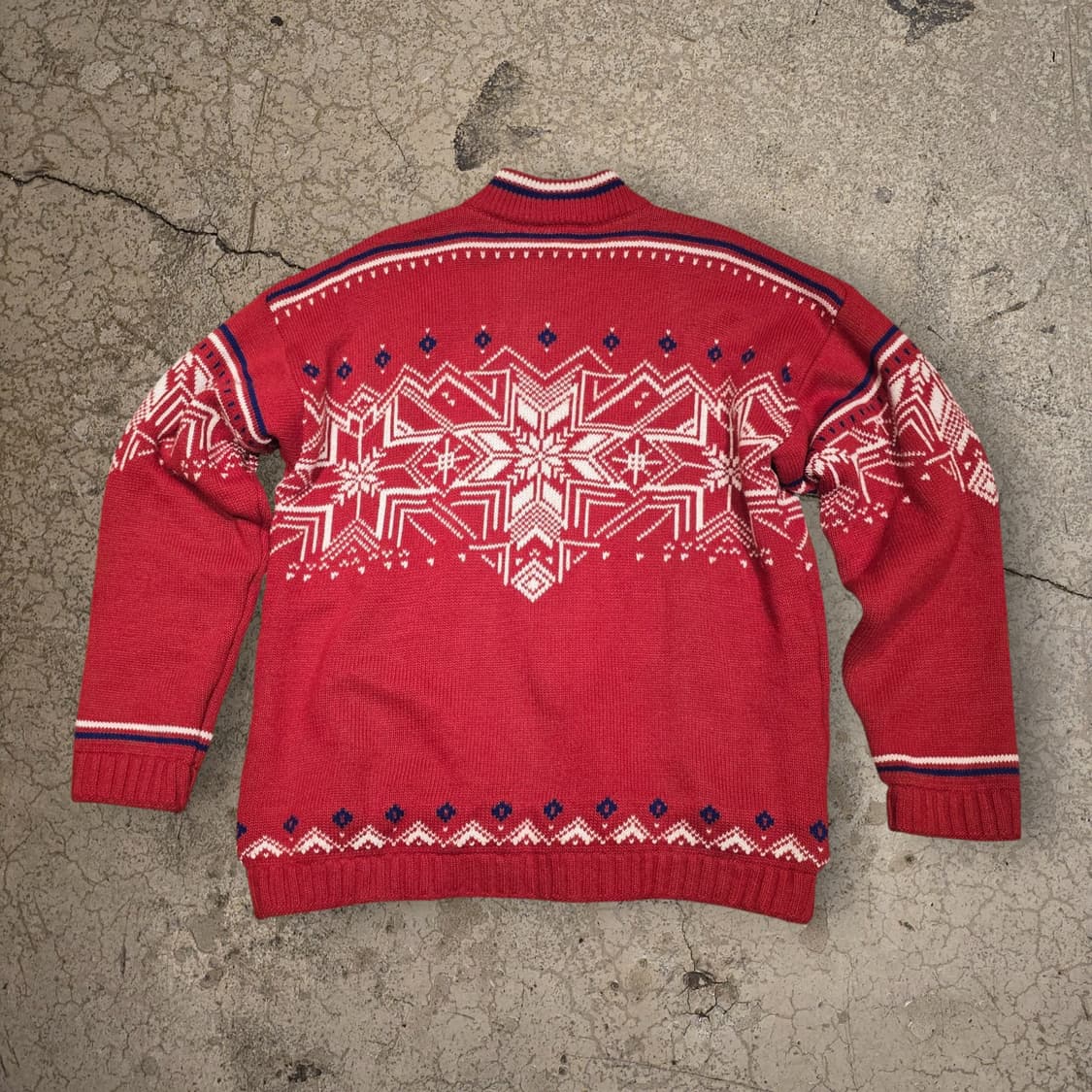 90s Vittorio Rossi 하프집업 노르딕 스웨터 상품이미지6