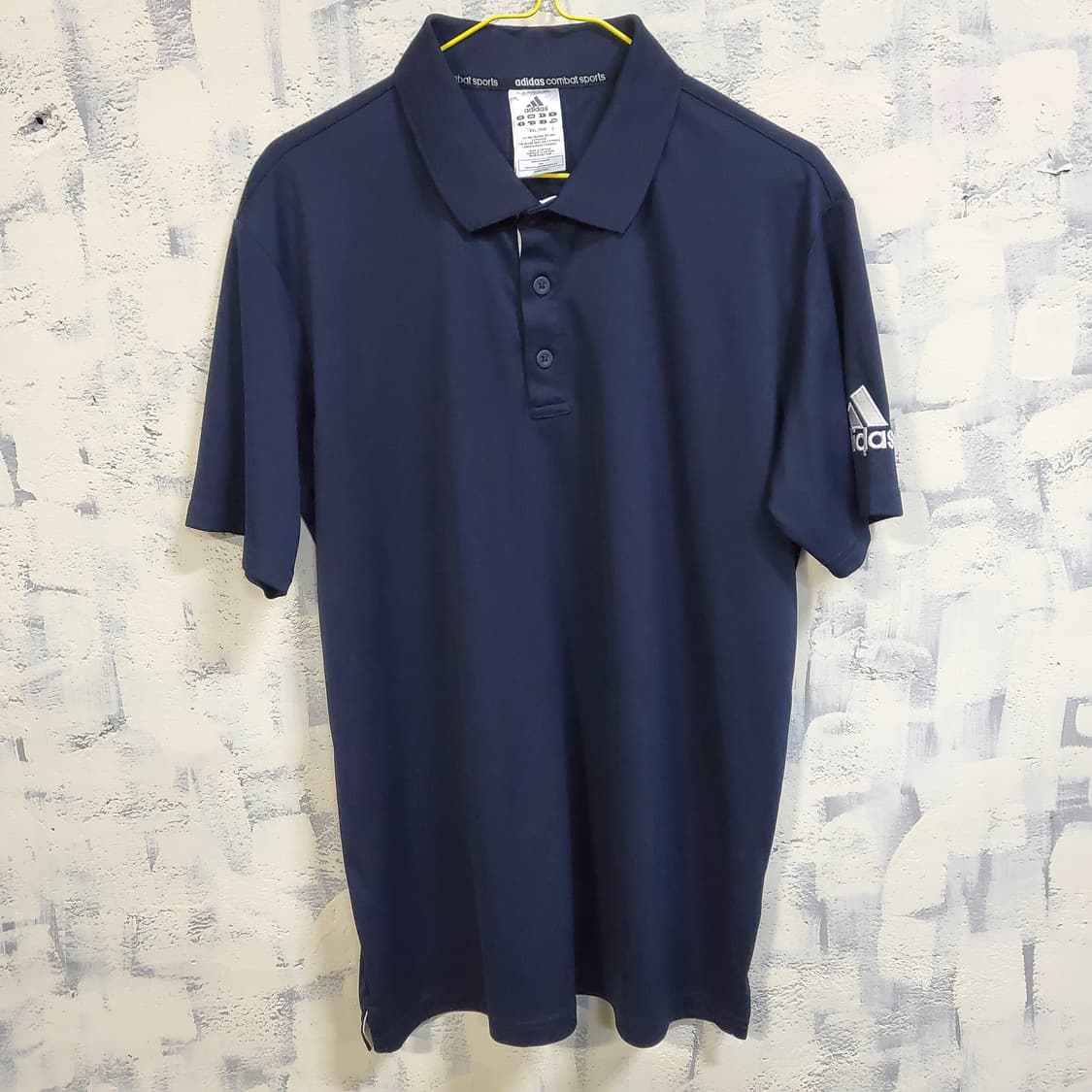 아디다스 기능성 네이비 카라 반팔티  상품이미지1