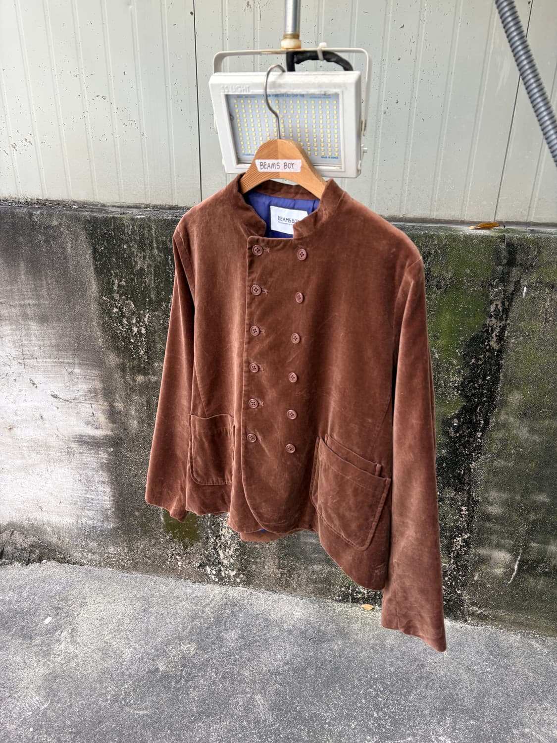 빔즈보이 벨루어 더블 브레시티드 자켓 상품이미지3