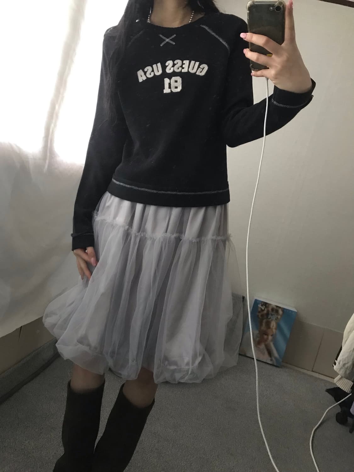 게스USA 스티치 니트 상품이미지2