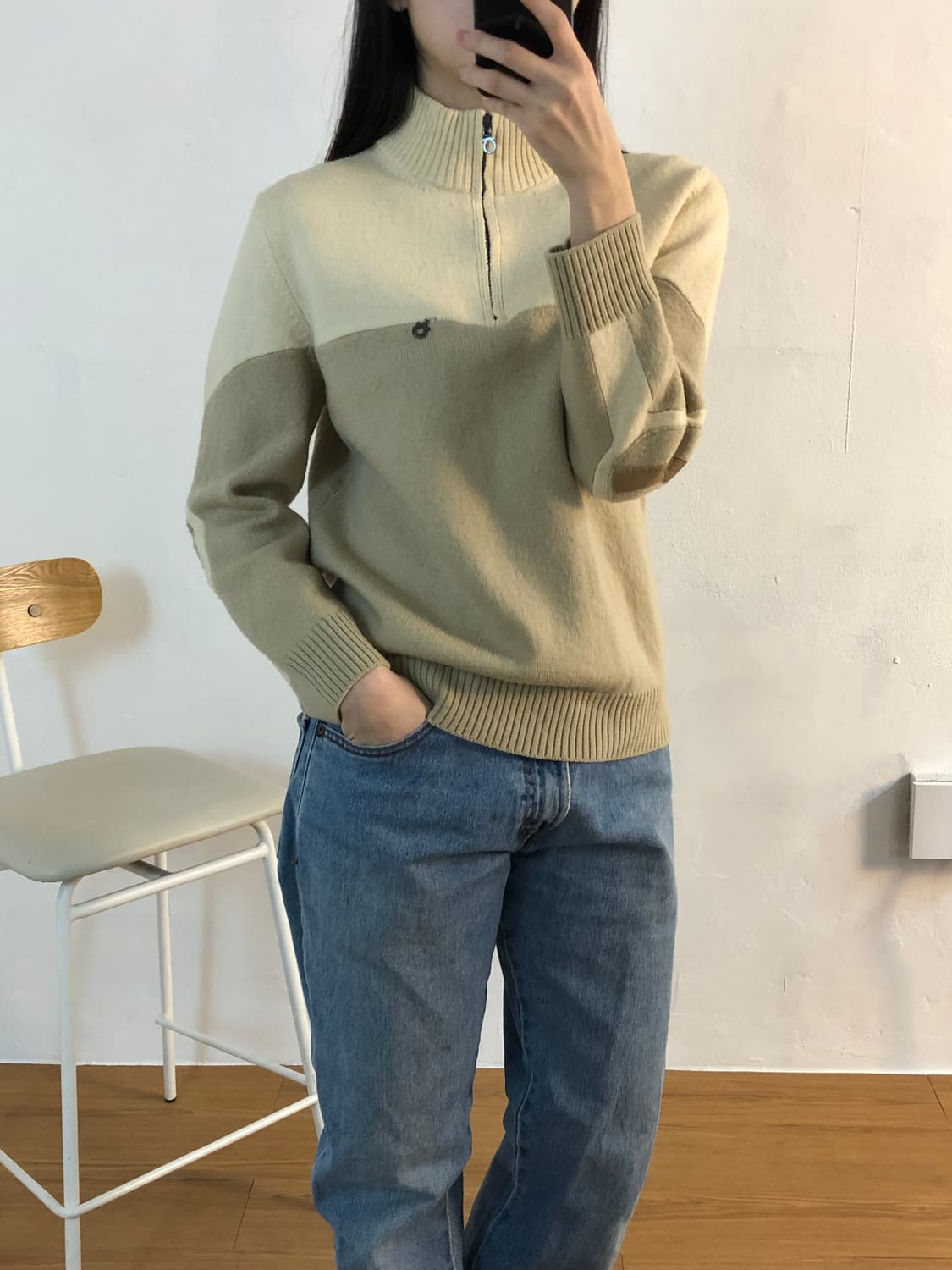 살바토레 페라가모 1/4 집 니트 상품이미지4