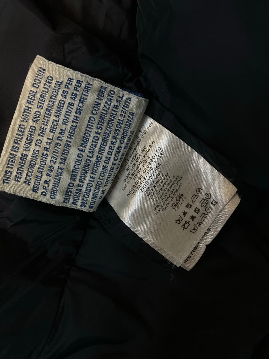 몽클레어 제르보아즈 클로저 패딩코트 (0)-44사이즈 상품이미지7