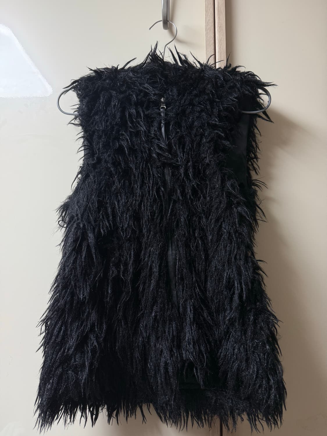 fur hood zipup vest 상품이미지1