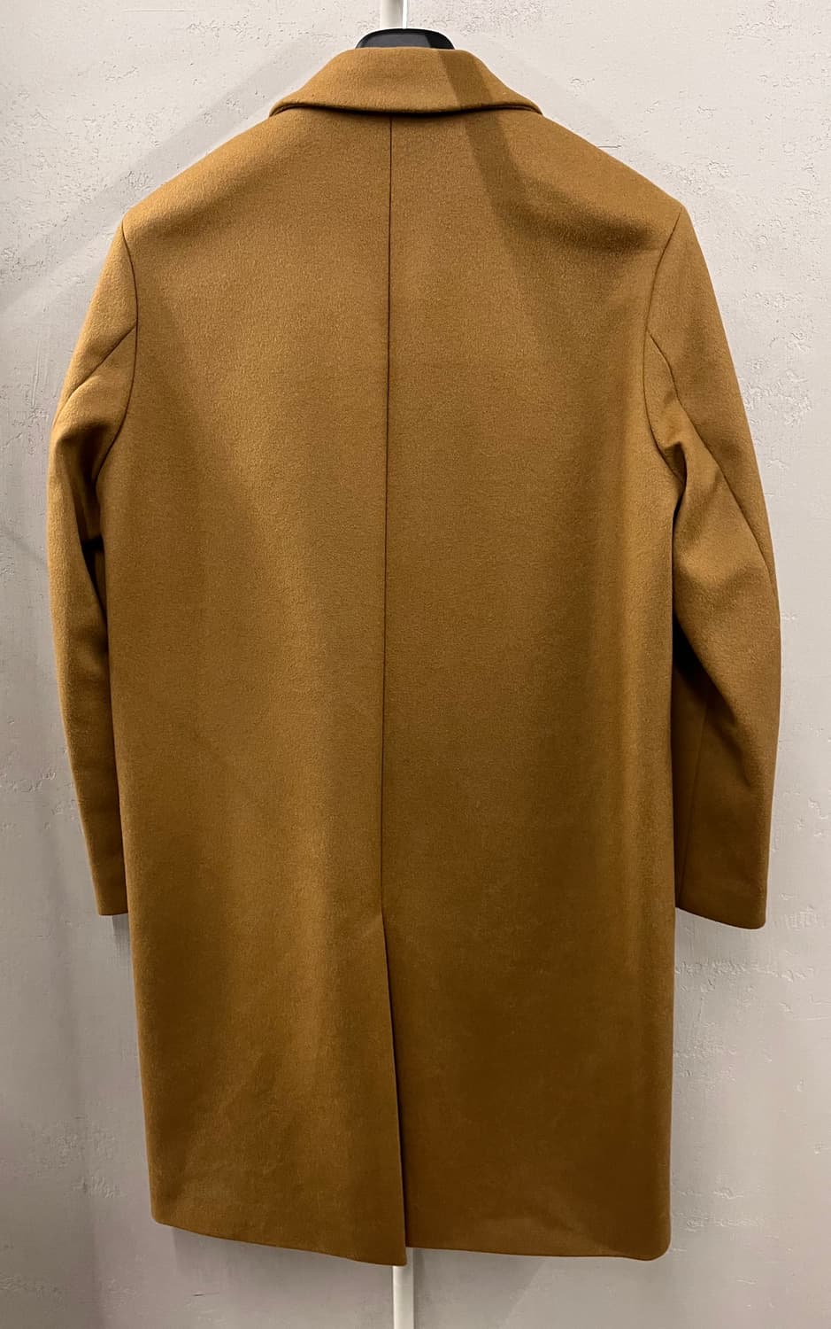 인사일런스 울 캐시미어 싱글 코트 S 카멜 상품이미지2