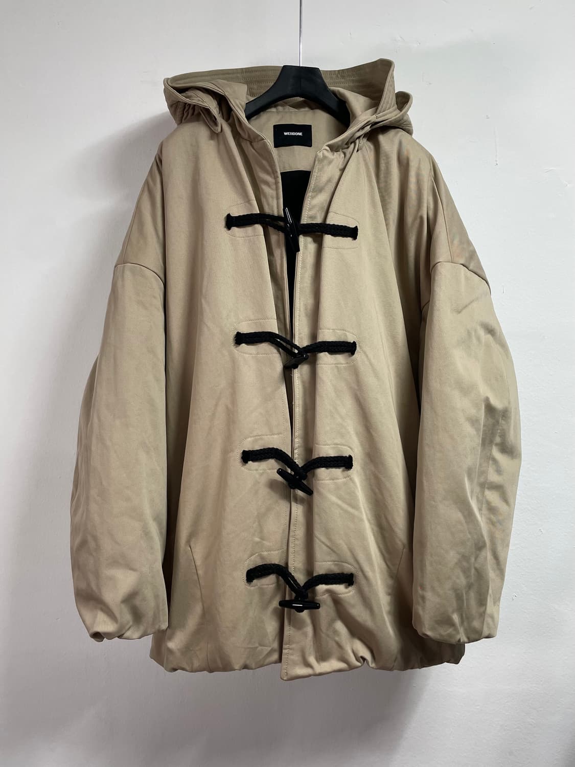 23fw we11done 웰던 아이보리 더플 코트자켓 (on.469) 상품이미지1