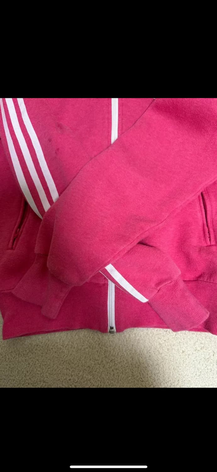 아디다스 핫핑크 져지 집업 상품이미지3