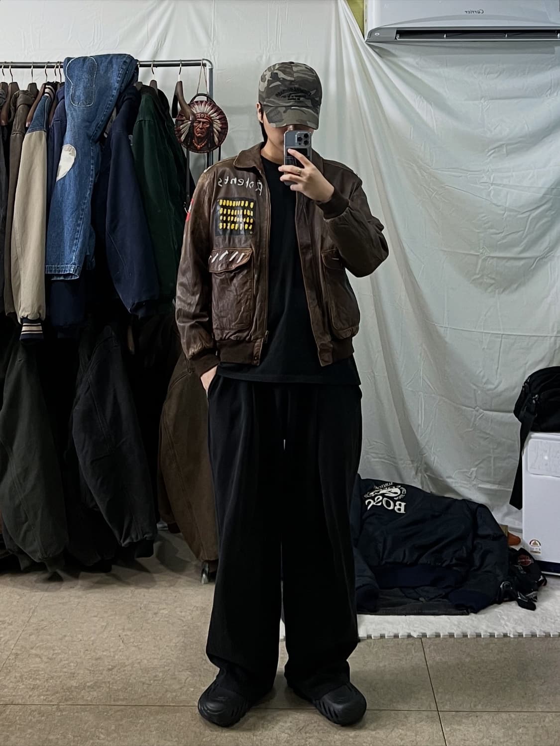 빈티지 A-2 가죽자켓 상품이미지4