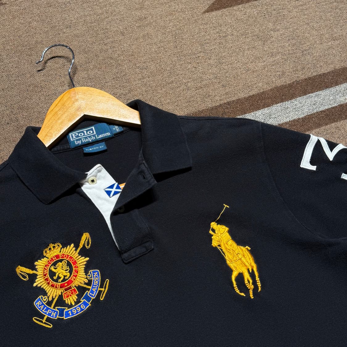 폴로랄프로렌 빅포니 블랙와치 pk 반팔 카라티 M 치프키프 상품이미지2