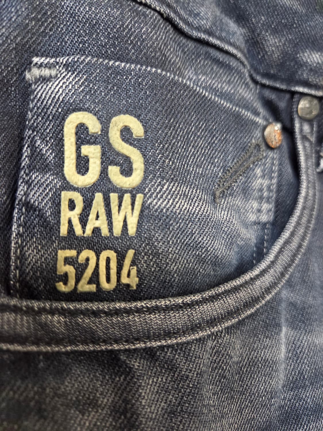 G-Star Raw 워싱 데님 청바지(W33/L32) 상품이미지4