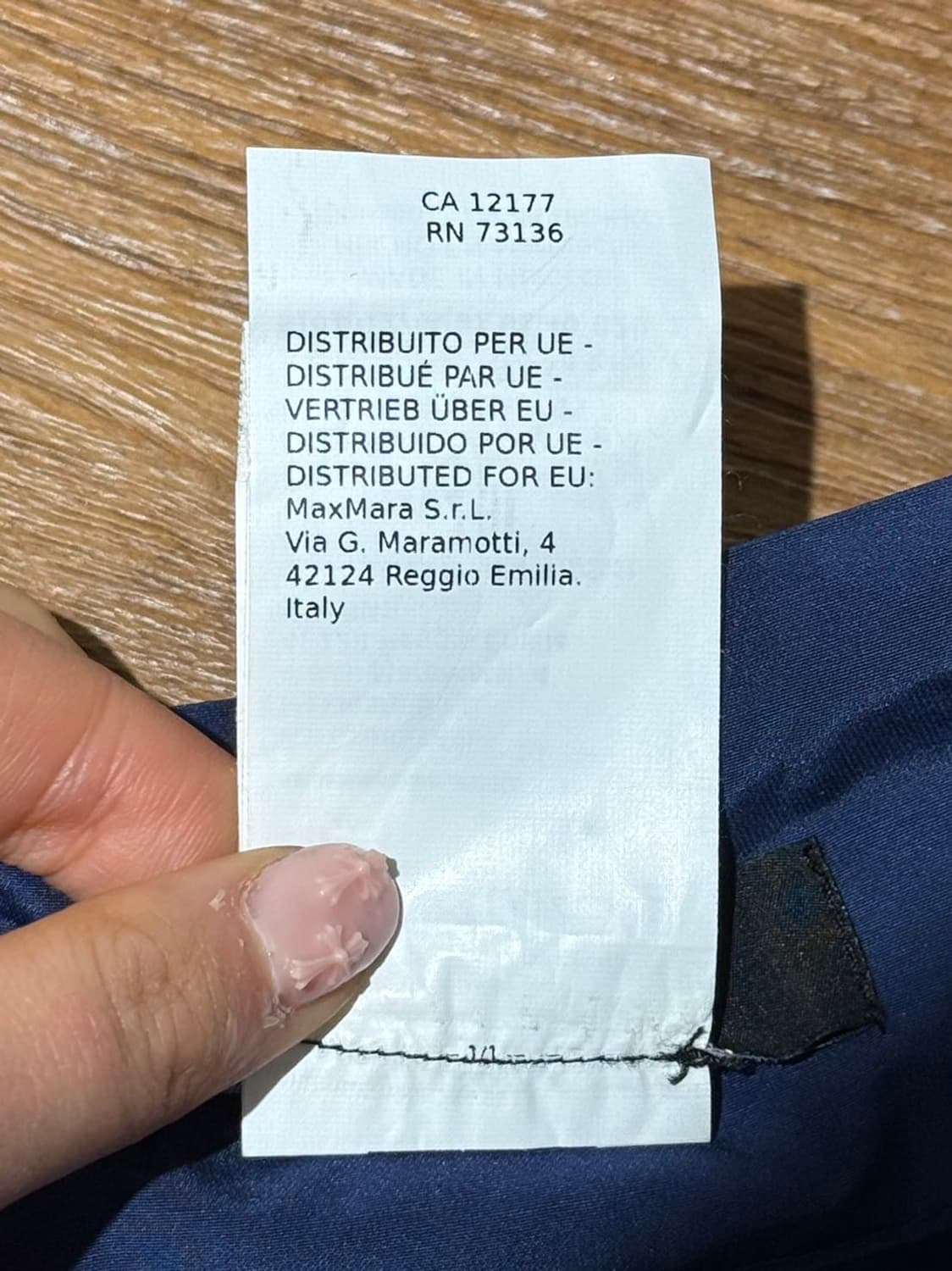 막스마라 위켄드 블루 플레어 타이 롱 스커트 상품이미지9