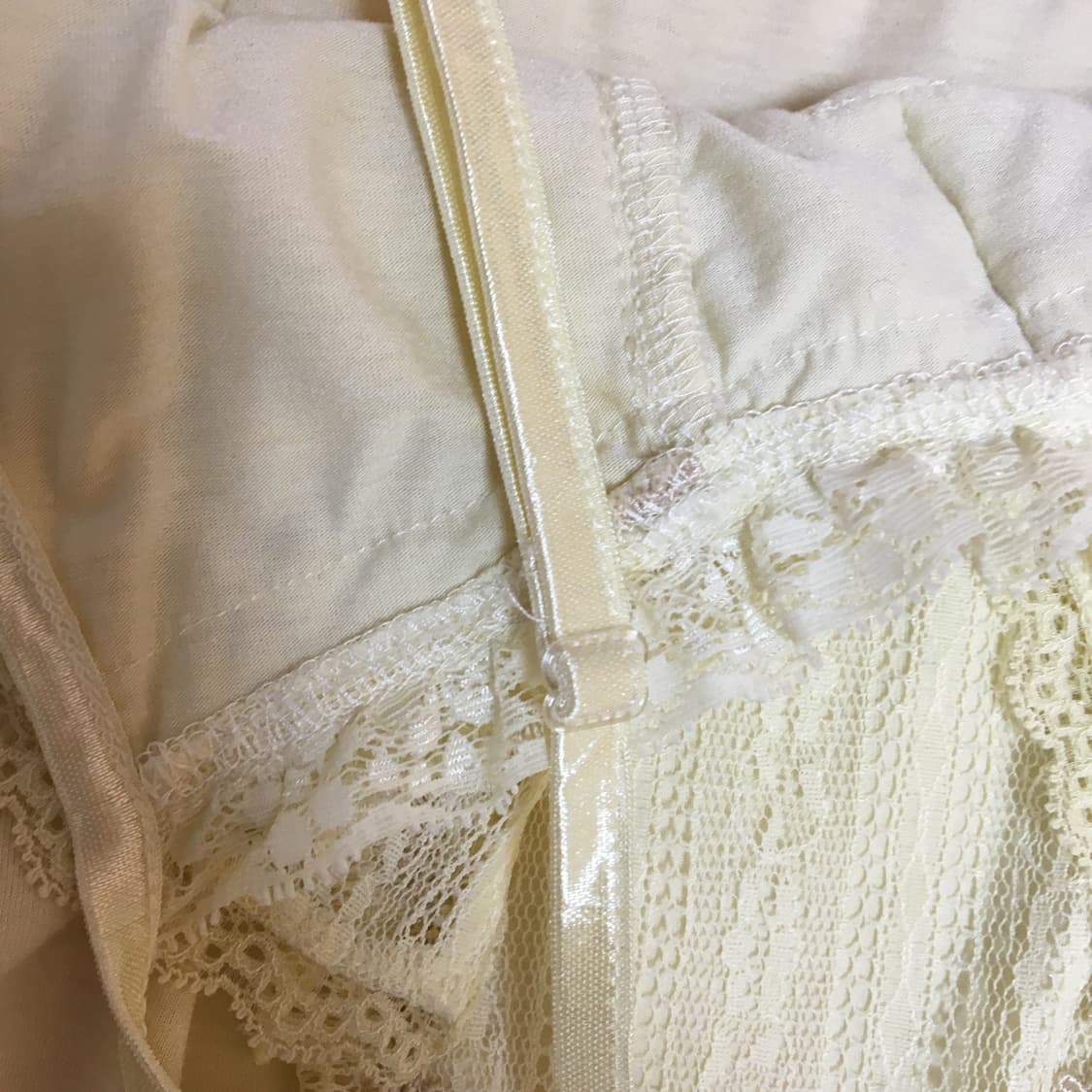 엑시즈팜 빅리본 레이스 캐미솔 슬리브리스 히메갸루 라떼갸루 상품이미지3