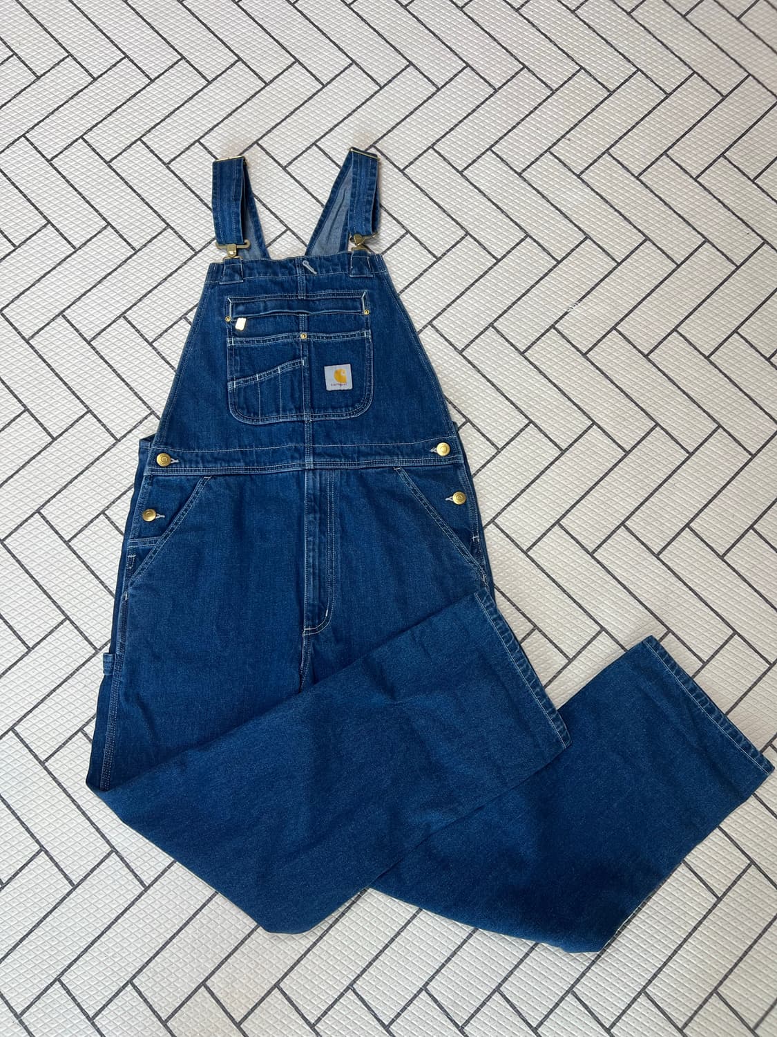 Carhartt Denim Bib Overall 칼하트 데님 오버롤 상품이미지1