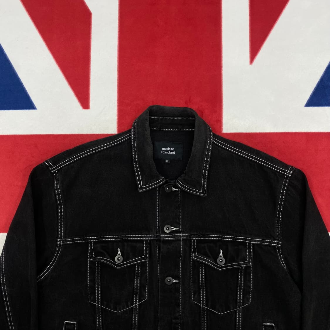 무탠다드 흑청데님자켓 XL  상품이미지3