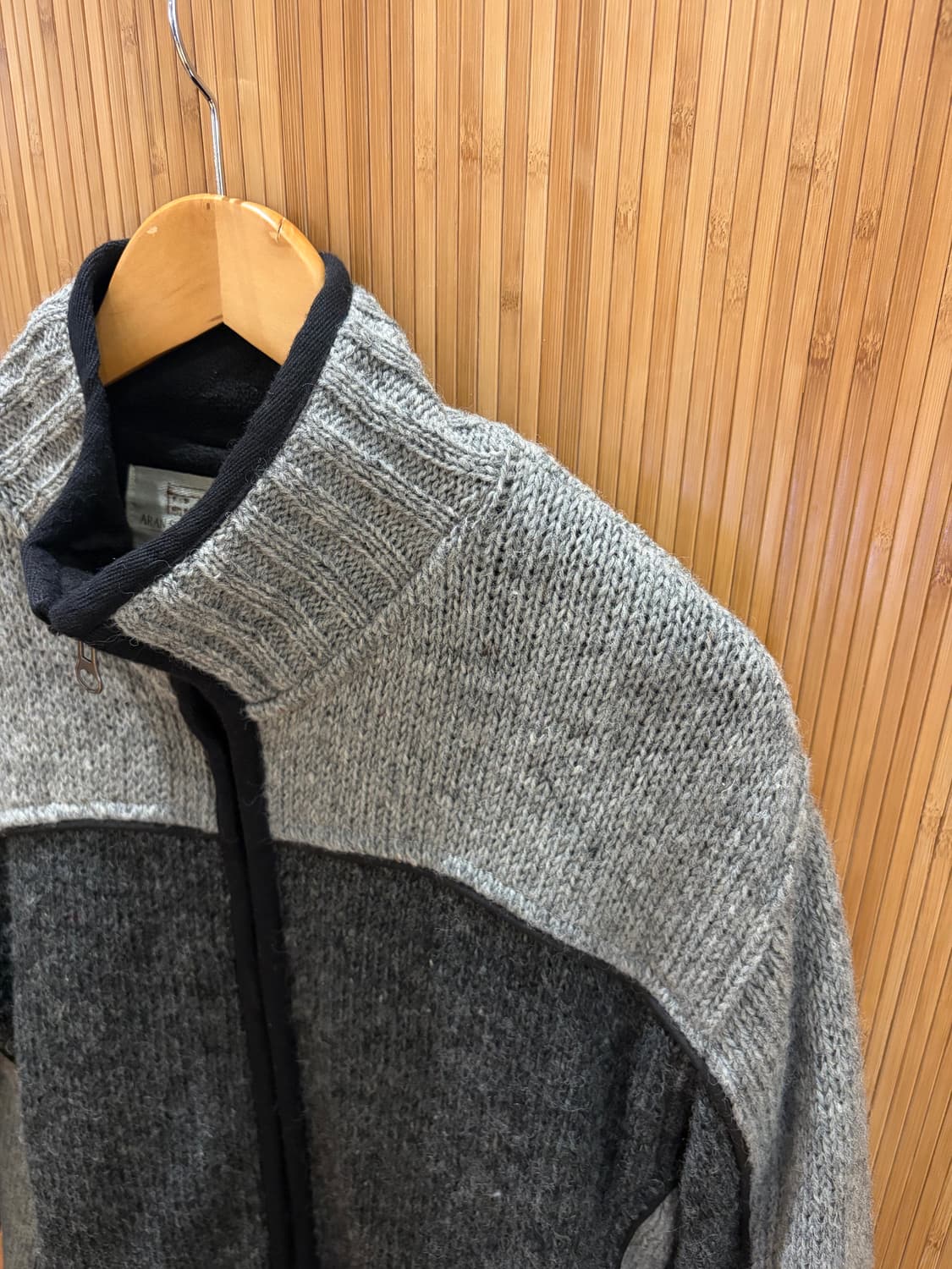 ARAN SWEATER MARKET WOOL ZIP UP 상품이미지4