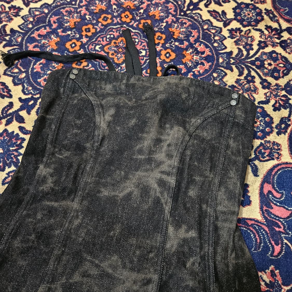 쓰리타임즈 루시퍼 데님 미니 원피스 M size 상품이미지5