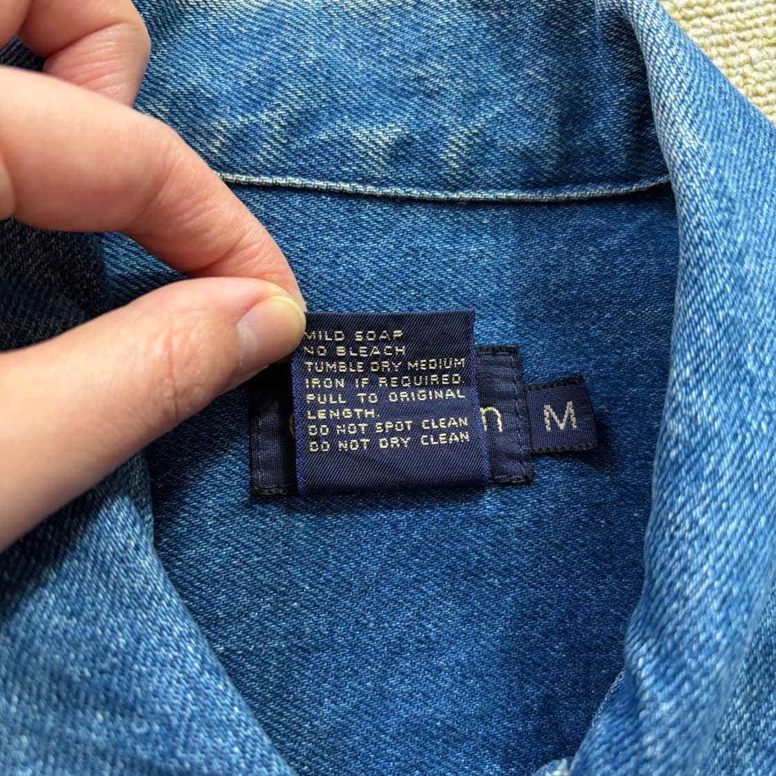 캘빈클라인 데님 청자켓 CK 진청(M) 상품이미지4