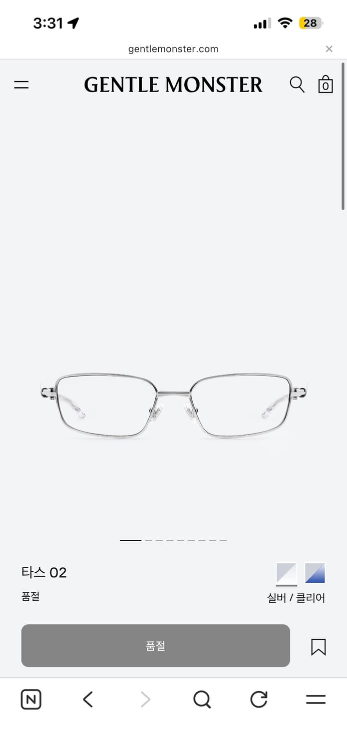 카리나 콜라보)젠틀몬스터 타스 02 상품이미지2