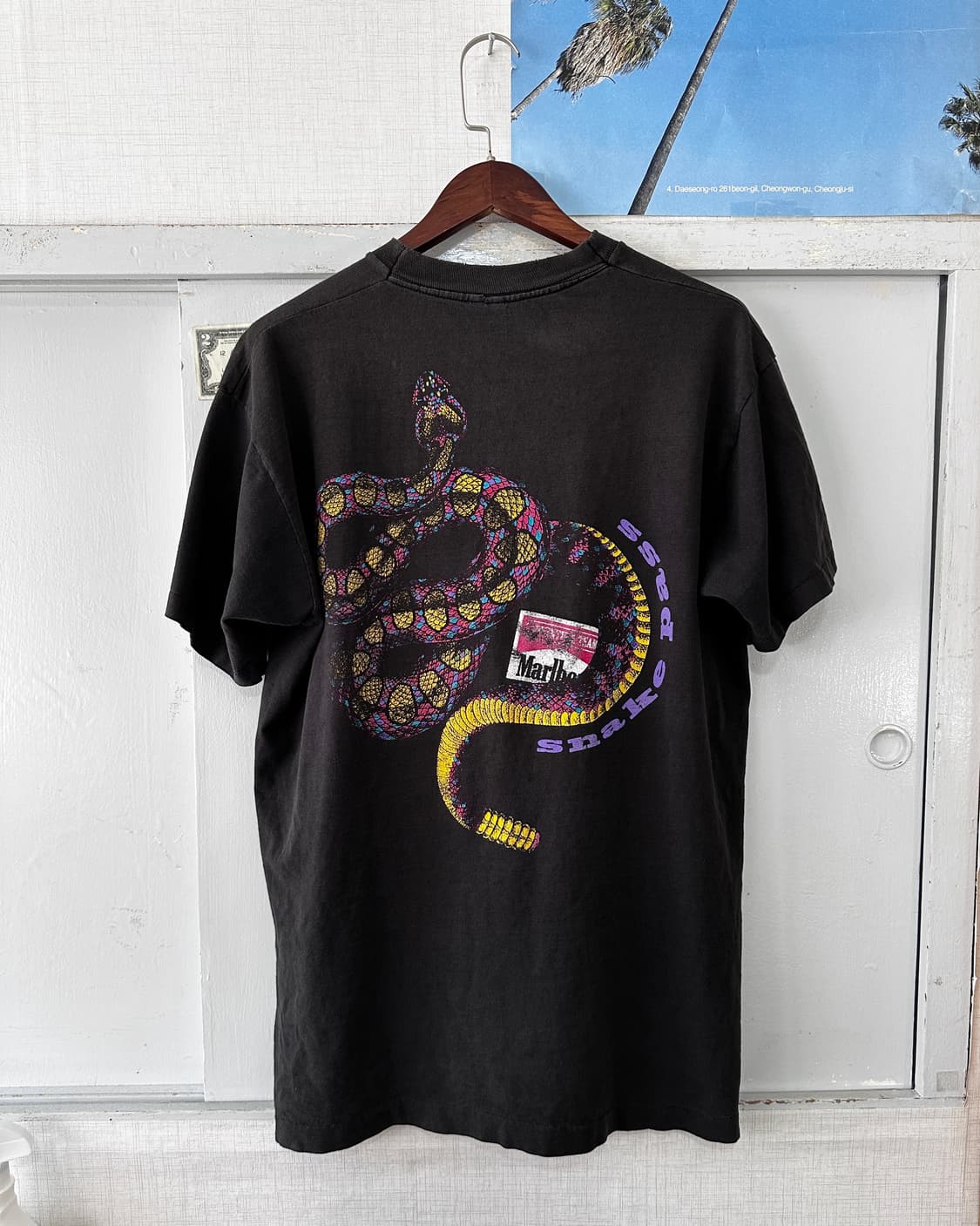 90s og Marlboro snake pass t shirt 상품이미지2