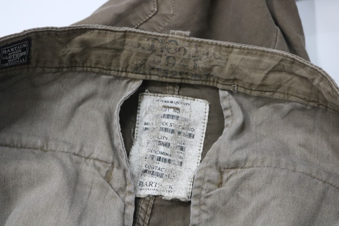 BARTACK 바택 빈티지 멀티 포켓 카키 카고 팬츠 상품이미지10