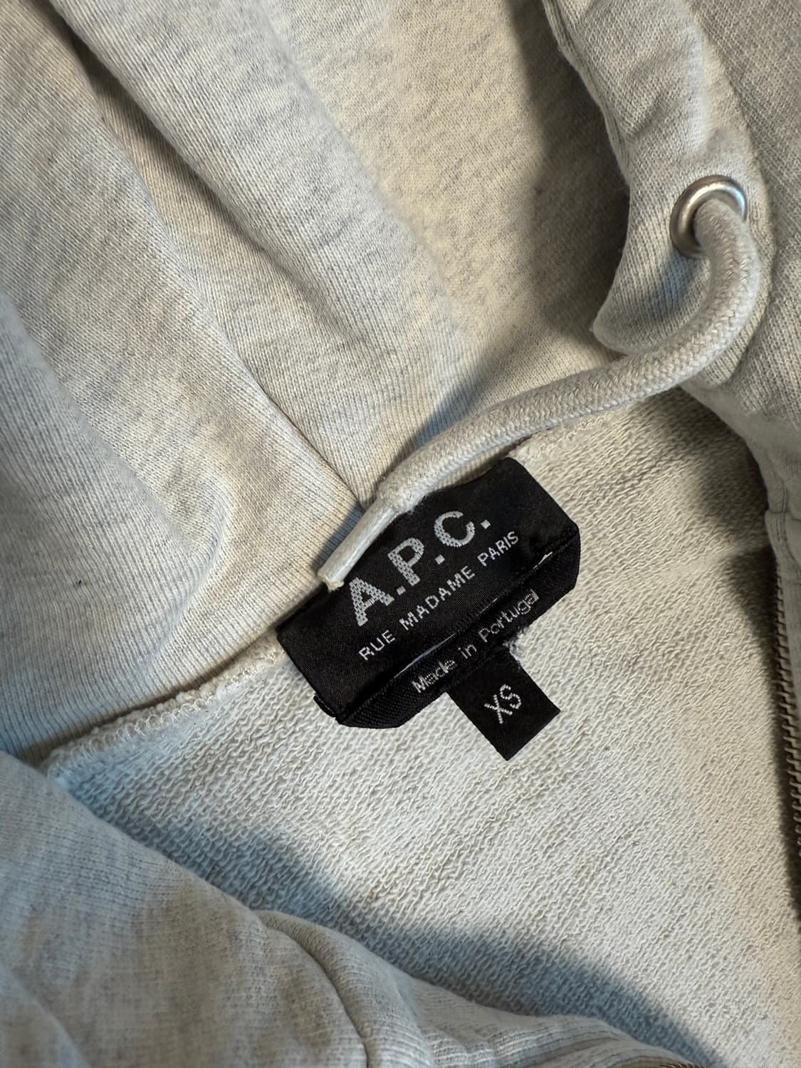 A.P.C. 회색 후드티 (여/xs) 상품이미지1