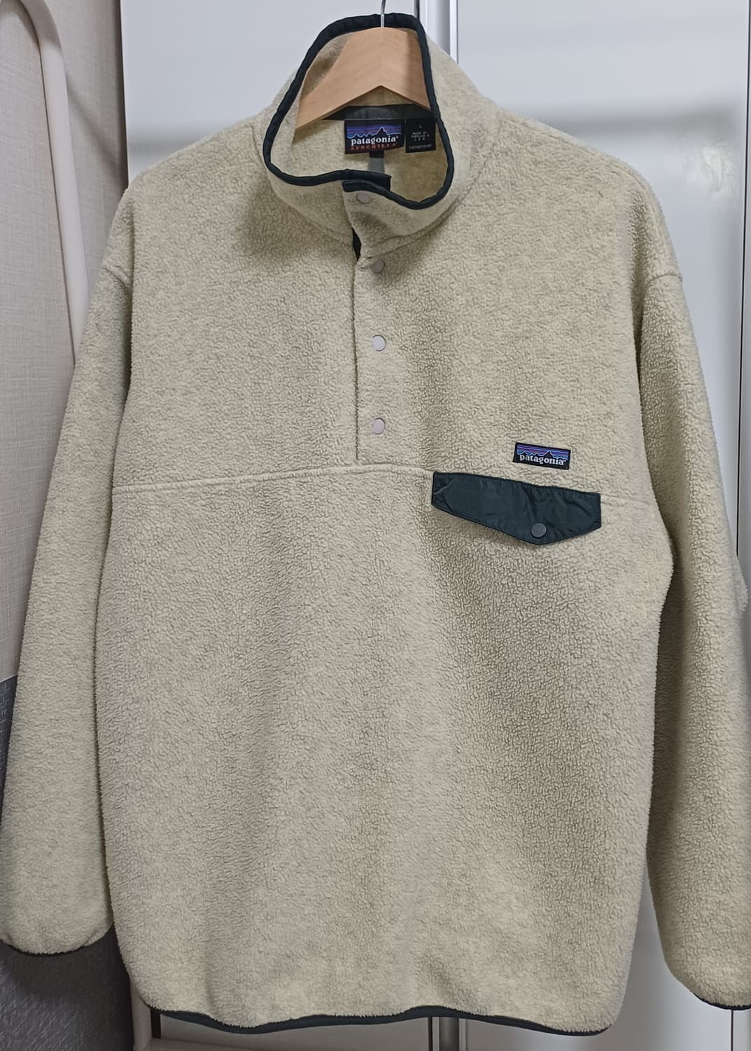 🇺🇸 파타고니아 신칠라 스냅티 - 오트밀 / 올리브 상품이미지1