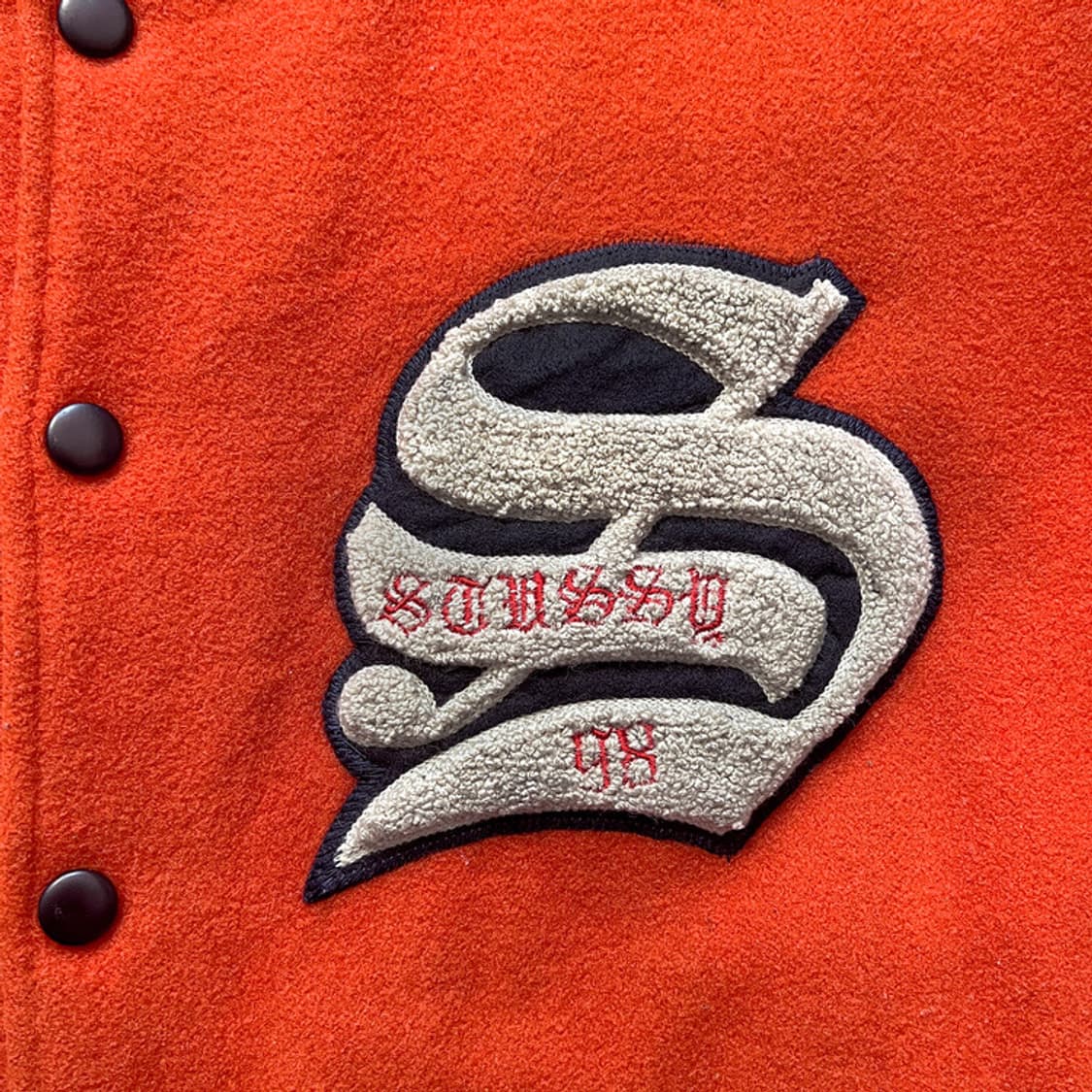 90s Stussy 스투시 빈티지 바시티 상품이미지4