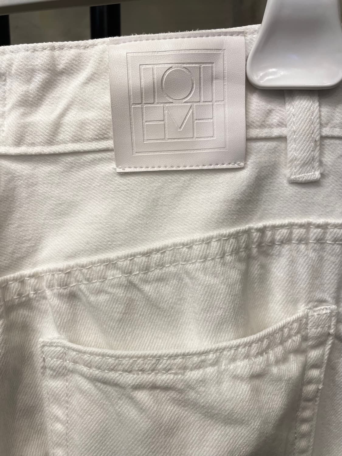 Toteme 베럴 레그 화이트진 25/30 상품이미지7