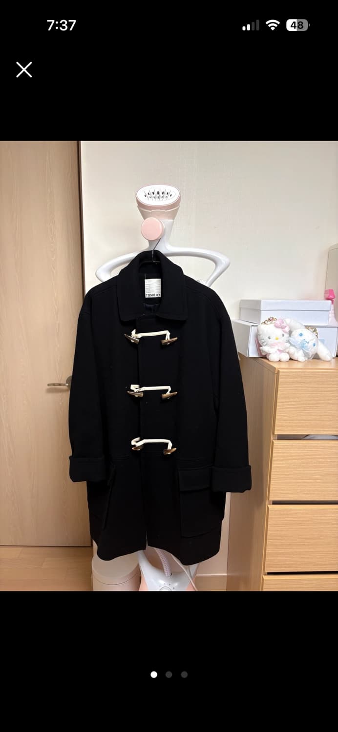 스튜디오 톰보이 코트 떡볶이 더플 코트 네이비 상품이미지1