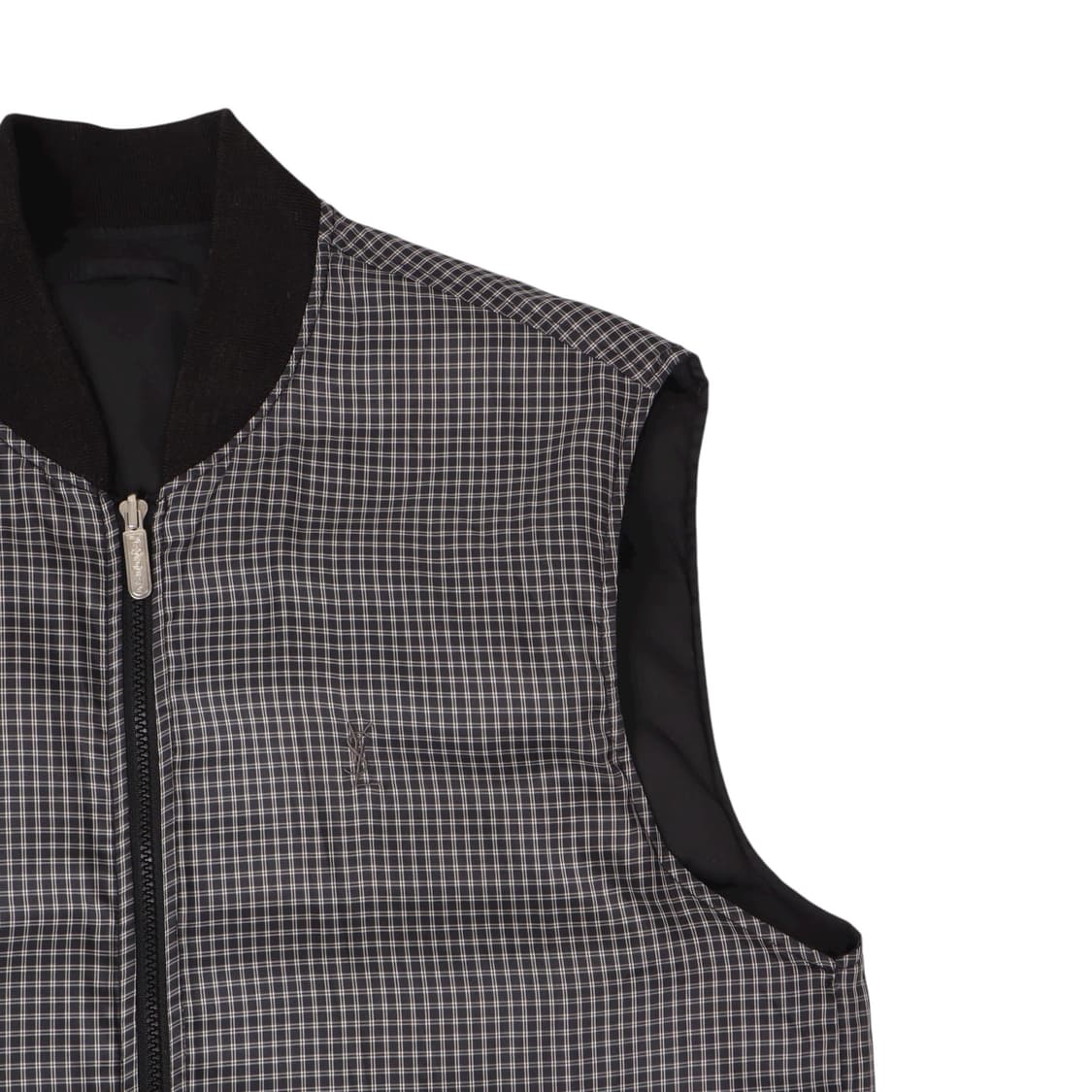 입생로랑 뿌르옴므 ysl 로고 리버시블 덕다운 베스트 상품이미지3