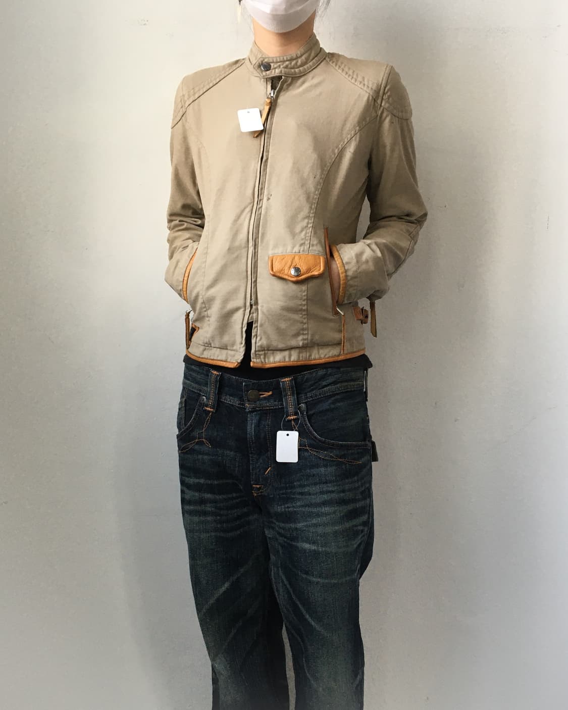 High neck cotton jacket 상품이미지1