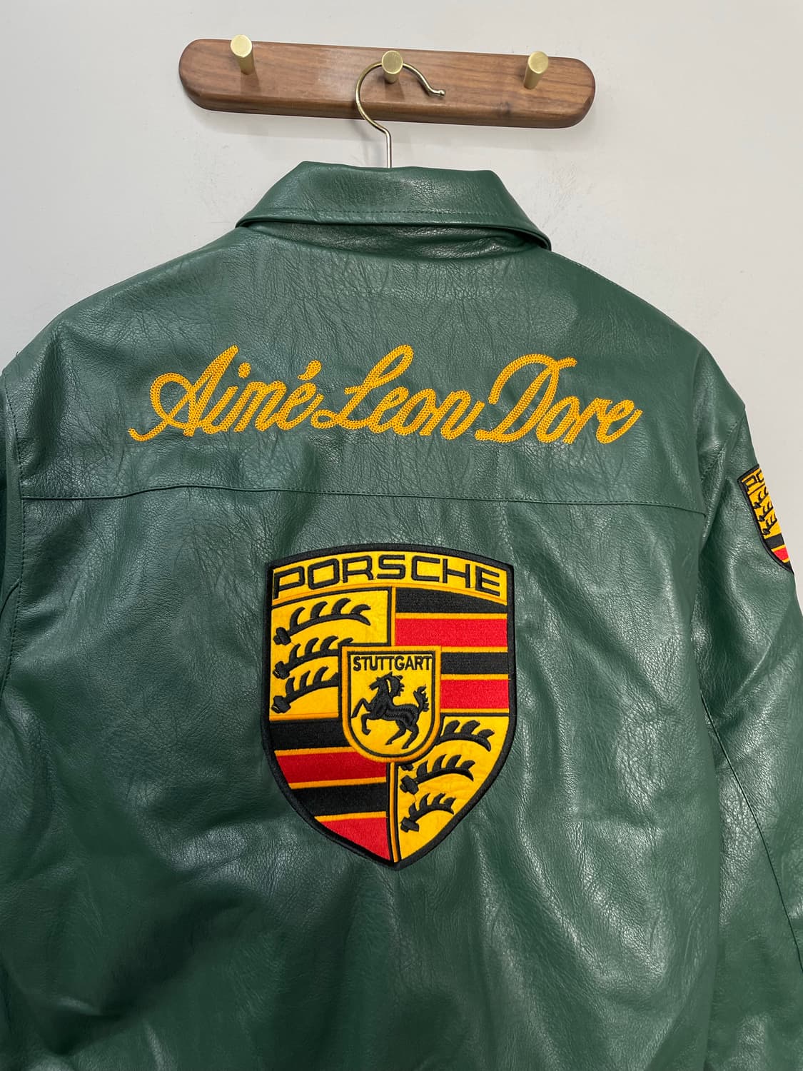 포르쉐 빅패치로고 레더자켓 H1797 상품이미지7